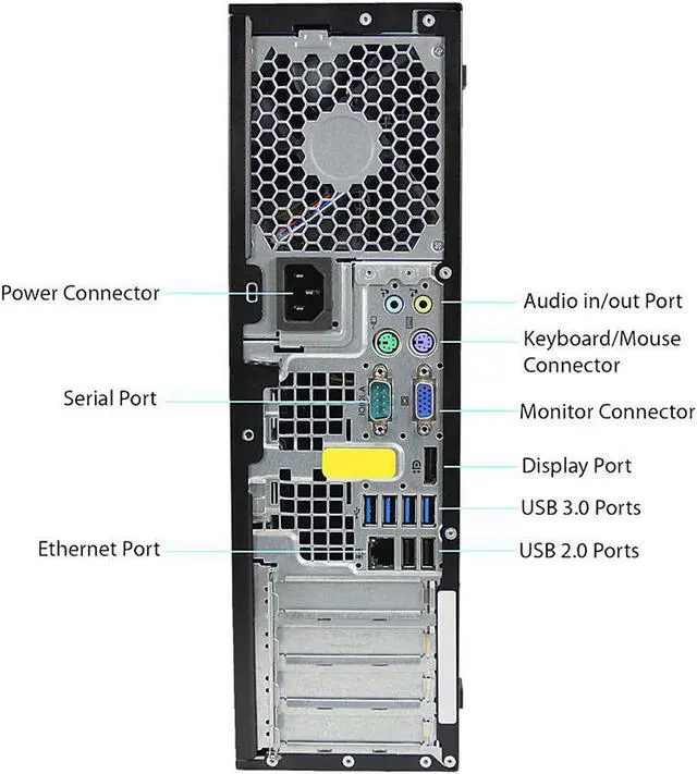 Alt view image 2 of 2 - HP Desktop Computer Elite 8300 Intel Core i5-3470 8GB DDR3 500GB HDD 80GB SSD Intel HD Graphics 2500 Windows 7 Professional 64-bit