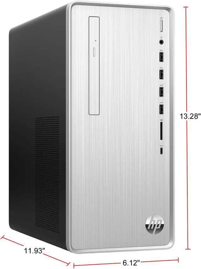 Alt view image 5 of 5 - HP Desktop Computer Pavilion TP01-0030 Intel Core i3-9100 8GB DDR4 1TB HDD 256GB SSD Intel UHD Graphics 630 Windows 10 Home