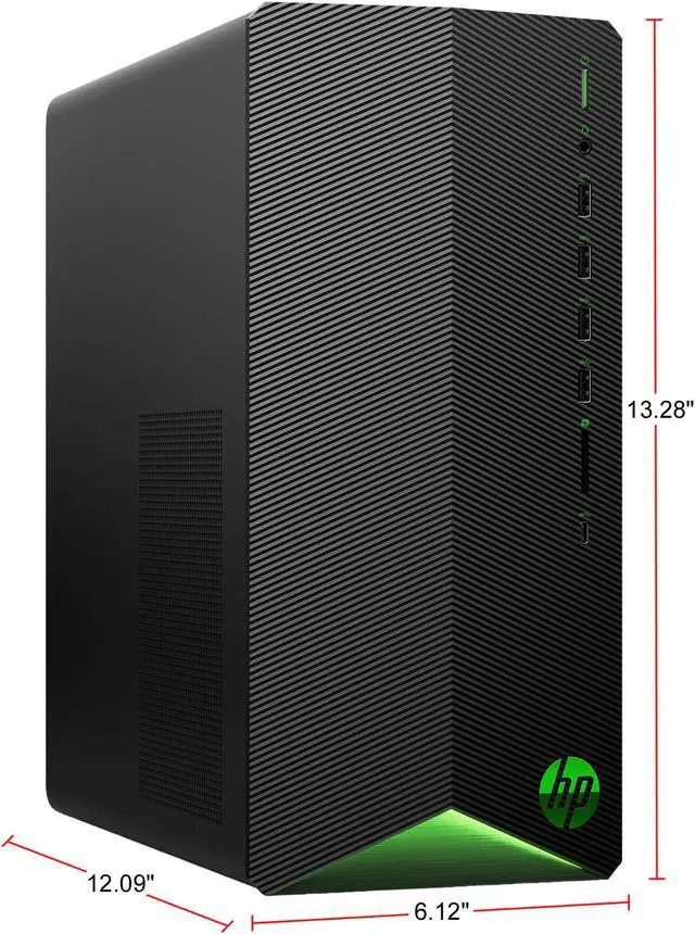 Alt view image 5 of 5 - HP Pavilion Gaming Desktop - Intel Core i5-9400F, 8 GB DDR4, 256 GB SSD, GeForce GTX 1650, Windows 10 Home (TG01-0020)