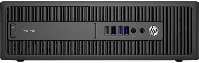Main image of HP Desktop Computer ProDesk 600 G2 Intel Core i5-6500 8GB DDR4 Intel HD Graphics 530 Windows 10 Pro 64-bit
