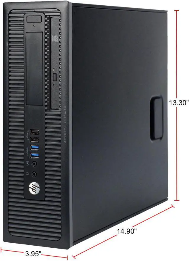 Alt view image 6 of 6 - HP Grade A ProDesk 600 G2 SFF Intel Core i5 6500 (3.20 GHz) 16 GB RAM 128 GB SSD 2 TB HDD DVDRW WIFI BT Windows 10 Pro (Multi-language)