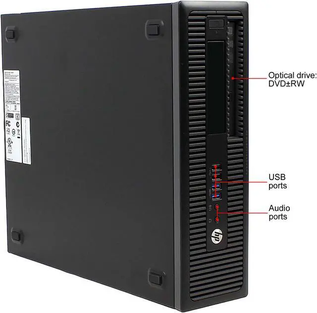 Alt view image 5 of 6 - HP Grade A ProDesk 600 G2 SFF Intel Core i5 6500 (3.20 GHz) 16 GB RAM 512 GB SSD 1 TB HDD DVDRW WIFI BT Windows 10 Pro (Multi-language)