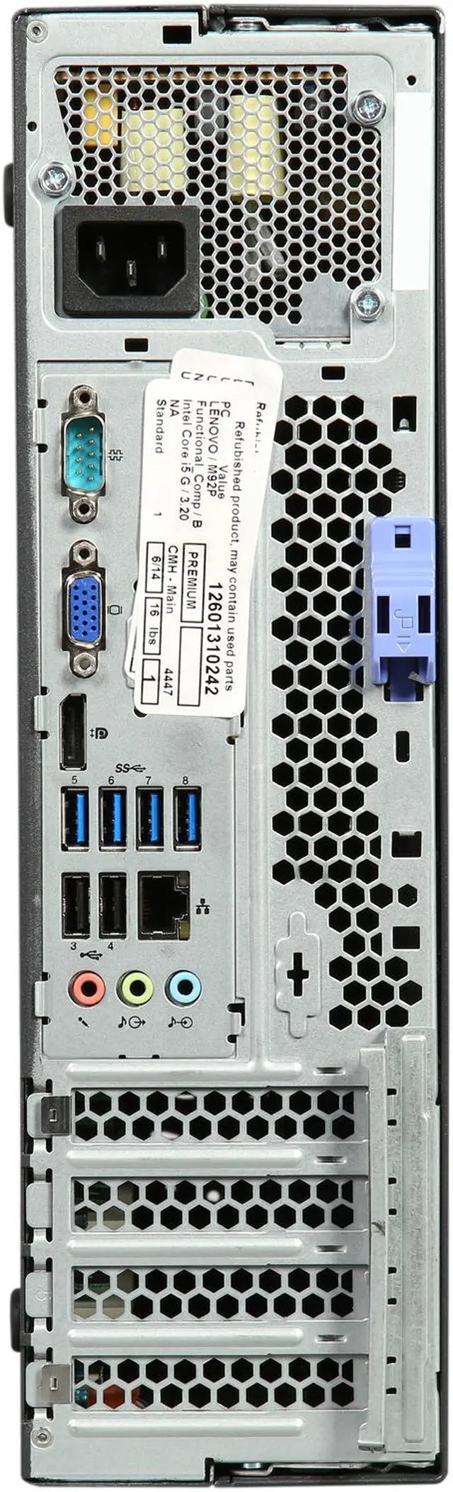 Alt view image 8 of 9 - Lenovo Grade B Desktop Computer M92P Intel Core i5-3470 8GB DDR3 500GB HDD Windows 10 Pro 64-Bit