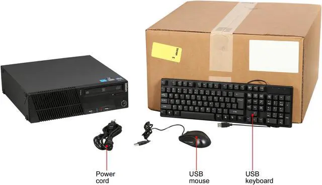 Alt view image 9 of 9 - Lenovo Grade B Desktop Computer M92P Intel Core i5-3470 8GB DDR3 500GB HDD Windows 10 Pro 64-Bit