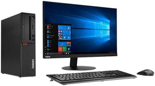 Alt view image 3 of 6 - Lenovo Desktop Computer ThinkCentre M720s 10ST001QUS Intel Core i7-8700 8GB DDR4 1TB HDD Intel UHD Graphics 630 Windows 10 Pro 64-bit