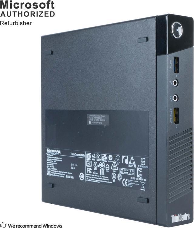 Refurbished: Certified Refurbished Lenovo ThinkCentre M93P Tiny