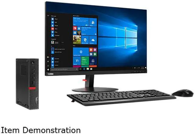 Alt view image 6 of 7 - Lenovo Desktop Computer ThinkCentre M920 Tiny (10RS000UUS) Intel Core i7-8700T 8GB DDR4 512GB SSD Intel UHD Graphics 630 Windows 10 Pro