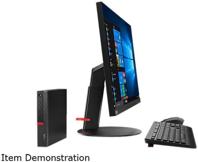 Alt view image 7 of 7 - Lenovo Desktop Computer ThinkCentre M920 Tiny (10RS000UUS) Intel Core i7-8700T 8GB DDR4 512GB SSD Intel UHD Graphics 630 Windows 10 Pro