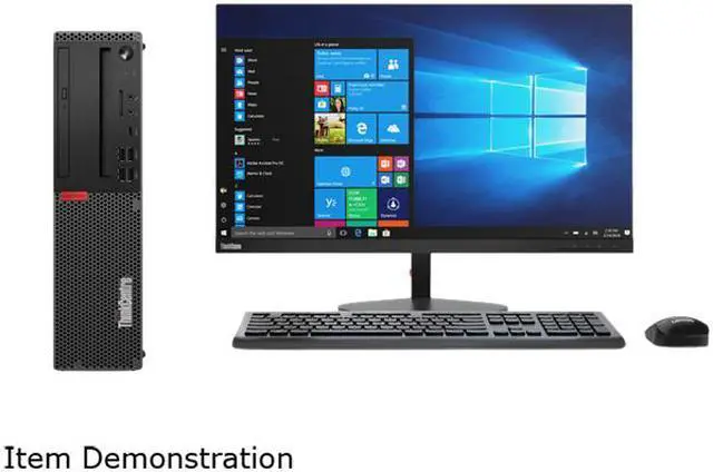 Alt view image 6 of 8 - Lenovo Desktop Computer ThinkCentre M920 (10SJ000LUS) Intel Core i5-8500 8GB DDR4 256GB SSD Intel UHD Graphics 630 Windows 10 Pro 64-bit