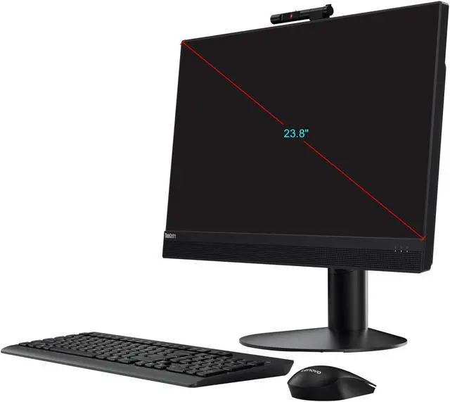 Alt view image 7 of 10 - Lenovo All-in-One Computer ThinkCentre M920z Intel Core i5-8500 4GB DDR4 500GB HDD 23.8" Touchscreen Windows 10 Pro 64-Bit