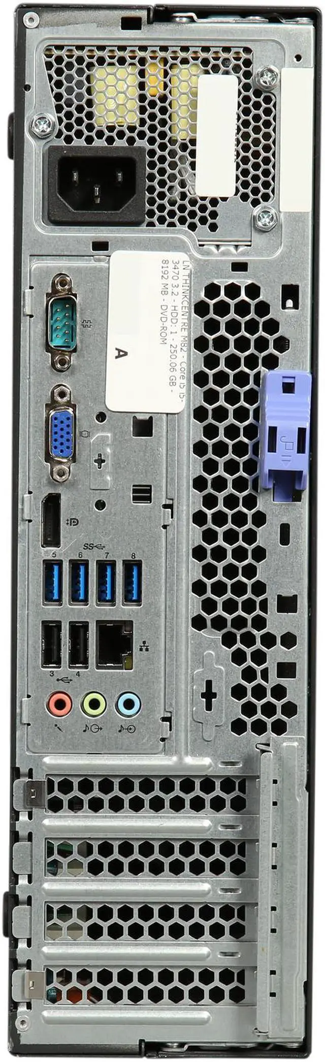 Alt view image 7 of 8 - Lenovo Grade A Desktop Computer ThinkCentre M82 Intel Core i5-3470 8GB DDR3 240GB SSD Windows 10 Pro
