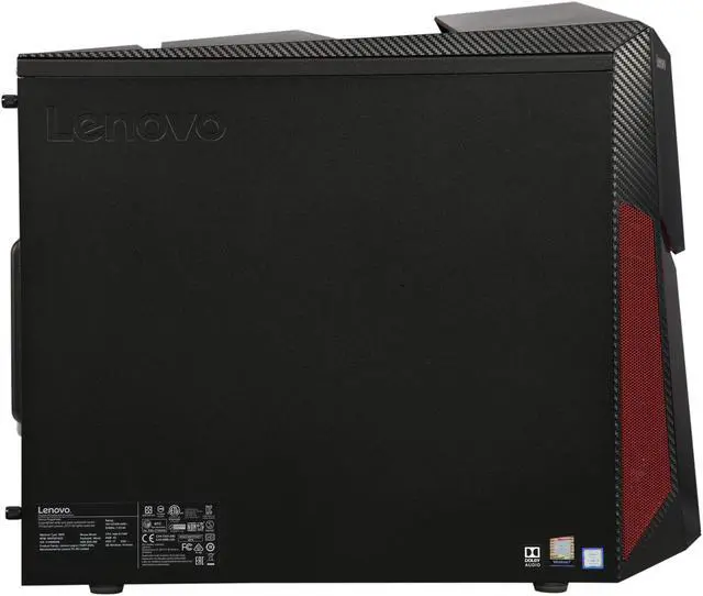 Alt view image 4 of 9 - Lenovo Gaming Desktop Legion 90H7007AUS Intel Core i5-7400 8GB DDR4 1TB HDD GeForce GTX 1050 Ti Windows 10 Home 64-bit