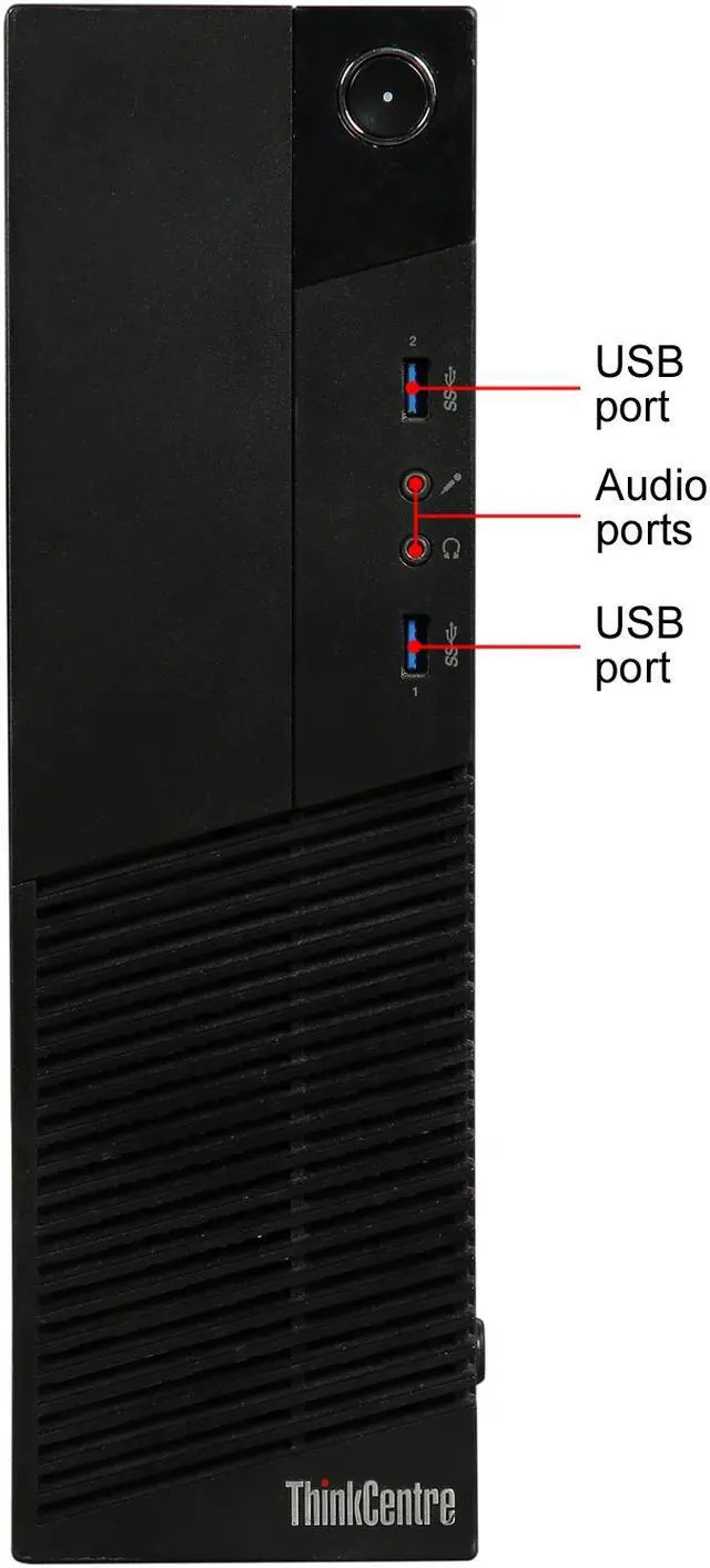 Alt view image 2 of 9 - Lenovo Grade A Desktop Computer M83 Intel Core i5-4590 8GB DDR3 240GB SSD Windows 10 Pro