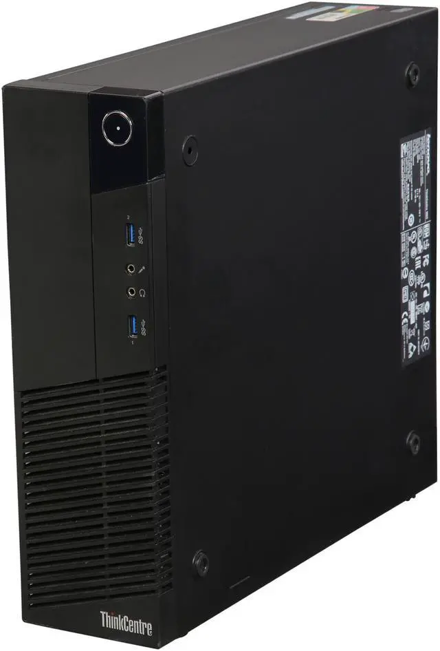 Alt view image 3 of 9 - Lenovo Grade A Desktop Computer M83 Intel Core i5-4590 8GB DDR3 240GB SSD Windows 10 Pro
