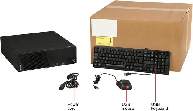 Alt view image 9 of 9 - Lenovo Grade A Desktop Computer M83 Intel Core i5-4590 8GB DDR3 240GB SSD Windows 10 Pro