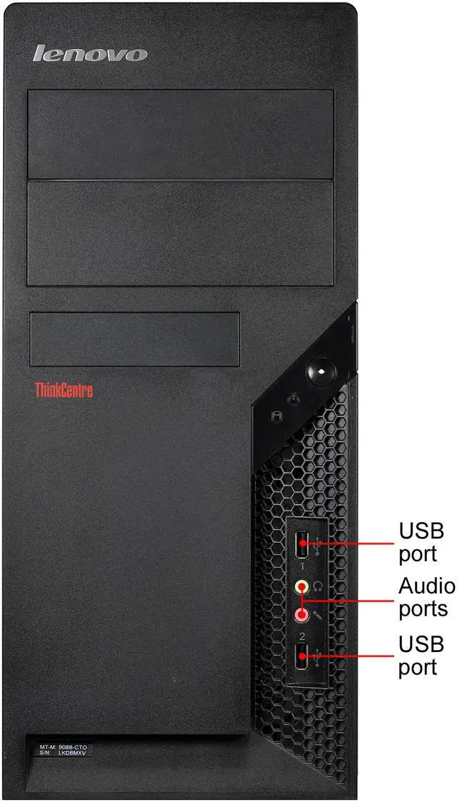 Alt view image 4 of 4 - Lenovo M57-T C2D-3.0/3GB/250GB HDD/NO_ODD/Win10P64/Refurbished