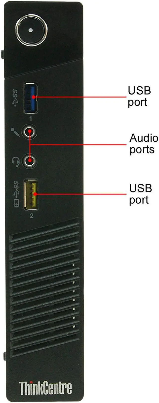 Alt view image 4 of 4 - Lenovo M93P-TINY Core i5-4570T 2.9GHz/8GB/500GB HDD/NO_ODD/Win10P64/Refurbished