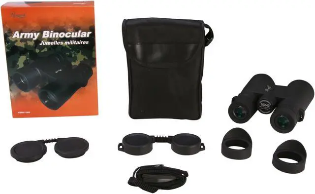 Alt view image 6 of 6 - Rosewill RSPB-11002 Army 10x 42 Binoculars