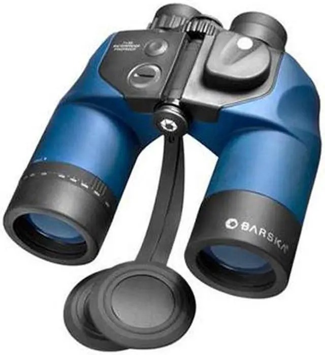 Main image of BARSKA Deep Sea 7x50 WP Waterproof Marine Binoculars Built-In Rangefinding Reticle and Compass