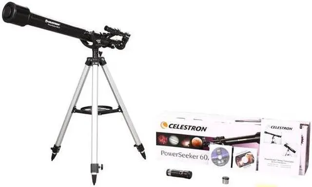 Alt view image 6 of 6 - CELESTRON PowerSeeker 60 AZ Telescope