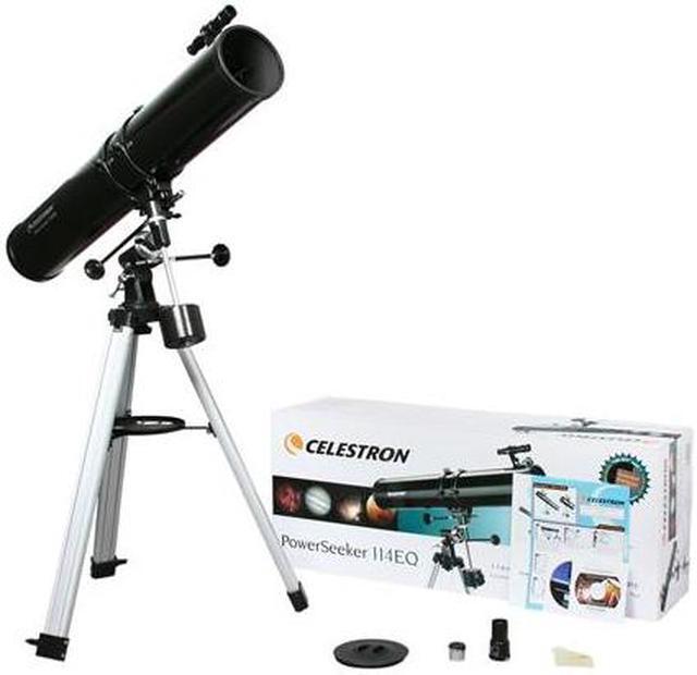 Alt view image 5 of 5 - CELESTRON PowerSeeker 114 EQ Telescope