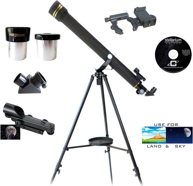Main image of Galileo SS-760 Galileo SS-760 700 mm x 60 mm Astronomical and Terrestrial Refractor Telescope and Smartphone Photo Adapter