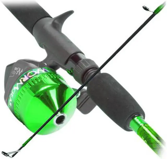Alt view image 2 of 2 - Trademark South Bend Worm Gear Fishing Rod & Spincast Reel Combo-Green