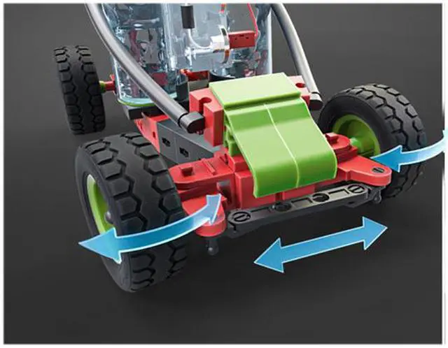 Alt view image 2 of 6 - Fischertechnik PROFI H2 Fuel Cell Car Construction Set and Educational Toy - Intro to Engineering and STEM Learning