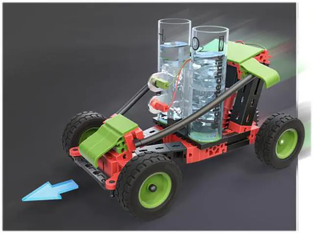 Alt view image 4 of 6 - Fischertechnik PROFI H2 Fuel Cell Car Construction Set and Educational Toy - Intro to Engineering and STEM Learning