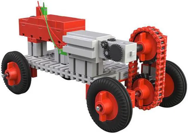 Alt view image 2 of 8 - Fischertechnik Retro Mechanics Construction Set and Educational Toy - Intro to Engineering and STEM Learning