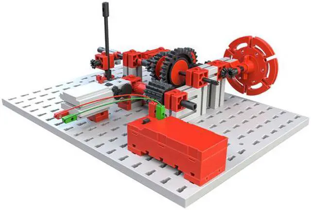 Alt view image 6 of 8 - Fischertechnik Retro Mechanics Construction Set and Educational Toy - Intro to Engineering and STEM Learning