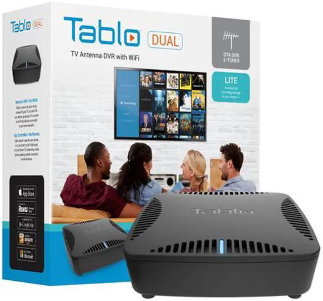 Alt view image 5 of 5 - Tablo DUAL LITE - TDNS2B-01-CN - Dual-Tuner OTA DVR w/ WiFi for TV Antennas