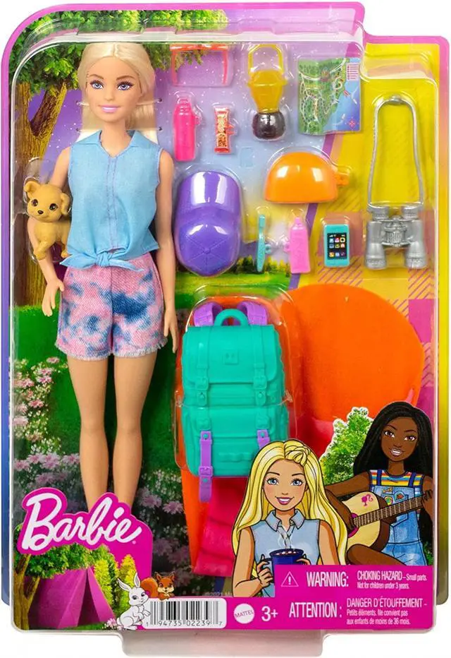 Alt view image 2 of 2 - Barbie It Takes Two "Malibu" Camping Doll with Puppy & 10+ Accessories, 3 to 7 Years