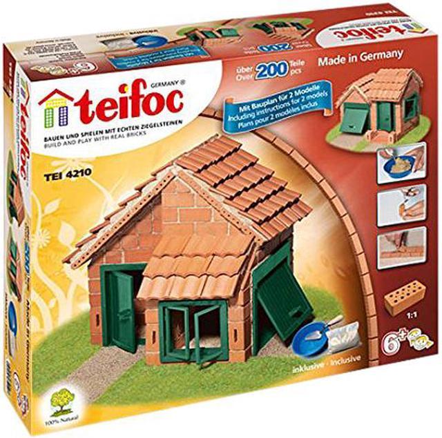 Teifoc 4210 House With Tile Roof Brick Construction Set - 207 Pcs