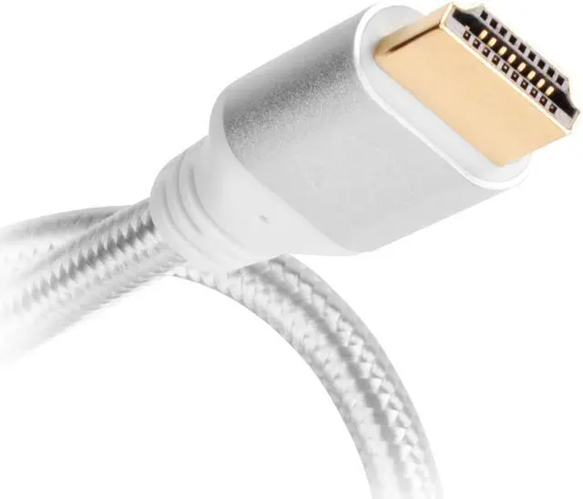 Alt view image 4 of 6 - SilverStone HDMI Cable 4k Resolution at 60 Hz, with HDMI 2.0b Certification in Silver Color CPH01S-1800