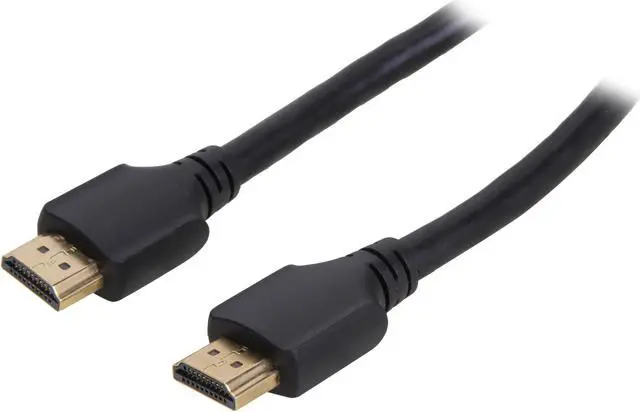 Main image of C2G 50601 3.3 ft. Black Connector 1: (1) HDMI Male Connector 2: (1) HDMI Male Select High Speed HDMI Cable with Ethernet Male to Male