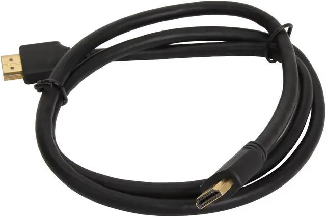 Alt view image 2 of 3 - C2G 50601 3.3 ft. Black Connector 1: (1) HDMI Male Connector 2: (1) HDMI Male Select High Speed HDMI Cable with Ethernet Male to Male