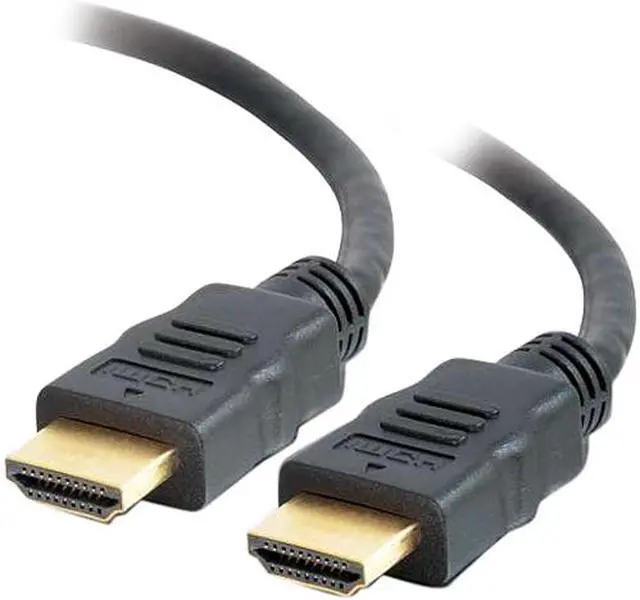 Main image of C2G 56781 4K UHD High Speed HDMI Cable (60Hz) with Ethernet for 4K Devices, TVs, Laptops, and Chromebooks, Black (1 Foot, 0.3 Meters)