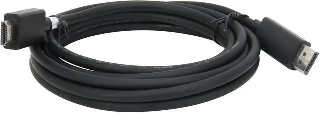 Alt view image 2 of 3 - C2G 54327 DisplayPort to HDMI Adapter Cable M/M, TAA Compliant, Black (10 Feet, 3.04 Meters)