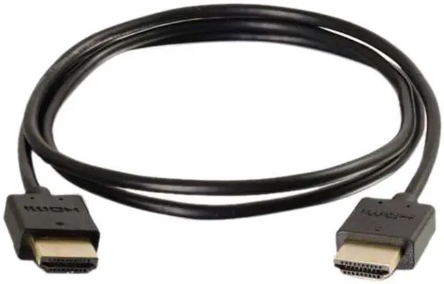 Alt view image 4 of 4 - C2G 41361 Ultra Flexible 4K UHD High Speed HDMI Cable (60Hz) with Low Profile Connectors, Black (1 Foot, 0.30 Meters)