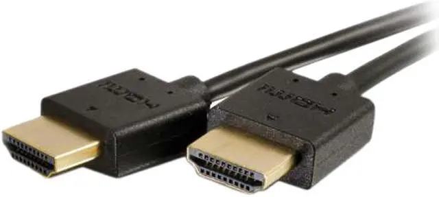 Main image of C2G 41363 Ultra Flexible 4K UHD High Speed HDMI Cable (60Hz) with Low Profile Connectors, Black (3 Feet, 0.91 Meters)