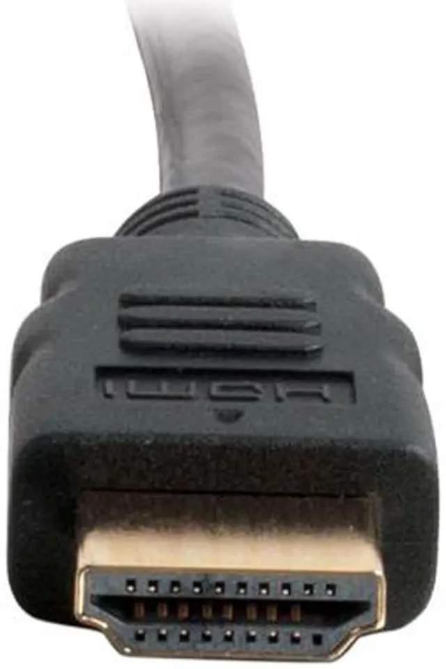 Alt view image 2 of 3 - C2G 50606 High Speed HDMI Cable with Ethernet for 4K Devices, TVs, Laptops, and Chromebooks, Black (1.5 Feet, 0.45 Meters)