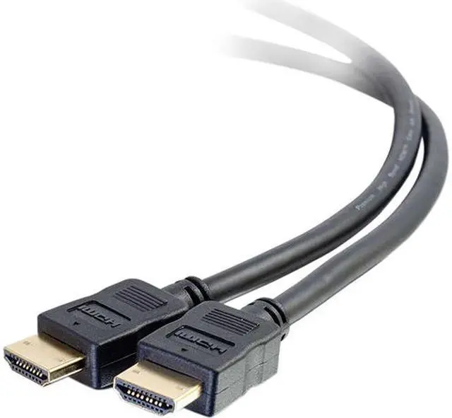 Main image of C2G 50182 Premium 4K High Speed HDMI Cable with Ethernet, 4K 60Hz, Black (6 Feet, 1.82 Meters)