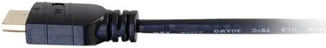 Alt view image 3 of 3 - C2G 41412 4K Active High Speed HDMI Cable, 4K 60Hz, In-Wall CL3-Rated, Black (15 Feet, 4.57 Meters)