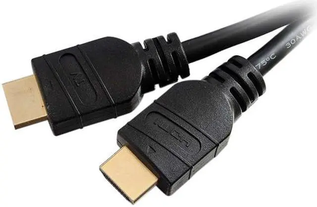 Alt view image 2 of 3 - C2G 41413 4K Active High Speed HDMI Cable, 4K 60Hz, In-Wall CL3-Rated, Black (25 Feet, 7.62 Meters)