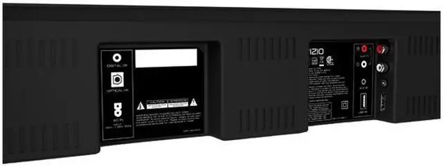 Alt view image 9 of 10 - VIZIO S3851W-D4 38" 5.1 Sound Bar w/ Wireless Subwoofer & Rear Satellite Speakers