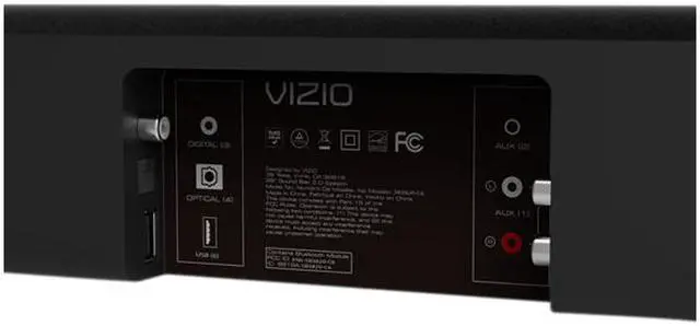 Alt view image 4 of 4 - VIZIO SB3820-C6 38-Inch 2.0 Channel Sound Bar W/ Bluetooth