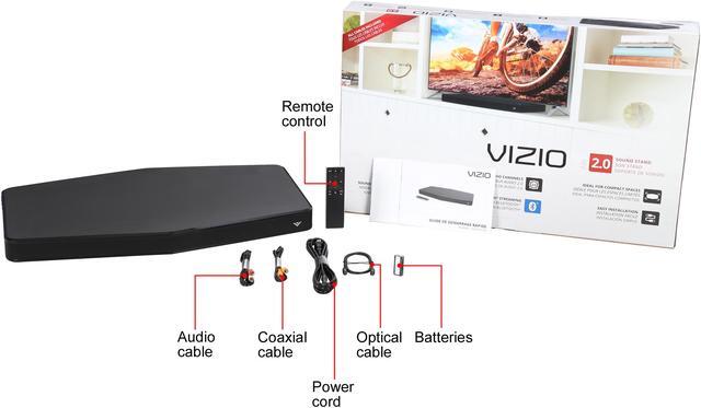 Alt view image 7 of 6 - VIZIO SS2520-C6 25" Sound Bar Speaker - Bluetooth -Table Mountable - Black
