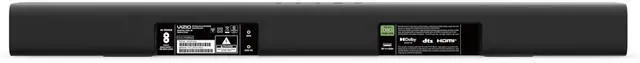 Alt view image 4 of 5 - VIZIO V-Series 2.0 Compact Sound Bar with Dolby Audio, V20x-J8