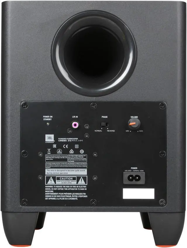 Alt view image 5 of 10 - JBL CINEMA 510 5.1 CH Home Theater speakers system with powered subwoofer